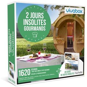 Coffret cadeau Vivabox 2 jours insolites gourmands - Publicité