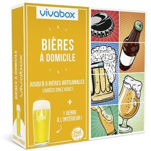 Coffret cadeau Vivabox Bières à Domicile - Publicité