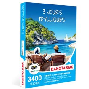 Coffret cadeau Dakotabox 3 jours idylliques - Publicité