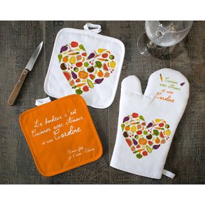 Cadeaux.com Gant et Maniques Cuisiner avec Amour
