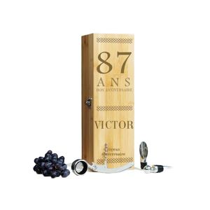 Cadeaux.com Coffret sommelier et vin homme 87 ans