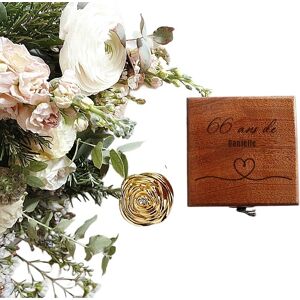 Cadeaux.com Coffret bouton de rose et rose éternelle femme 66 ans