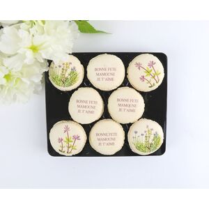 Cadeaux.com Macarons Personnalisables - Collection Fleurie