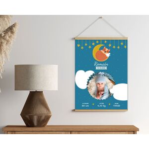 Cadeaux.com Affiche naissance personnalisee - Renard