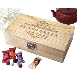 Cadeaux.com Coffret chocolat avec prénom femme 48 ans