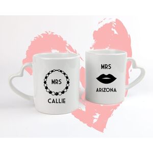 Cadeaux.com Duo de mugs personnalisés prénoms couple - Mrs & Mrs