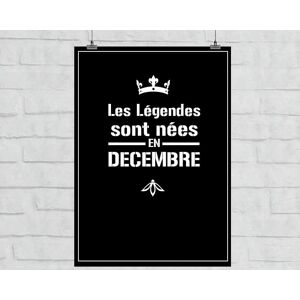 Cadeaux.com Affiche personnalisee anniversaire - Legendes