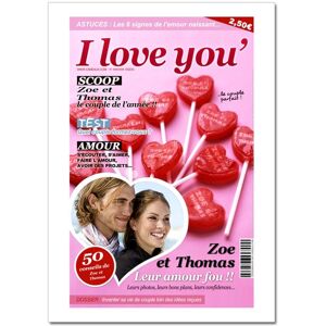 Cadeaux.com Poster photo personnalise - Fausse Une de Magazine Couple