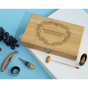 Cadeaux.com Coffret sommelier personnalise - 5 accessoires - Bonne degustation