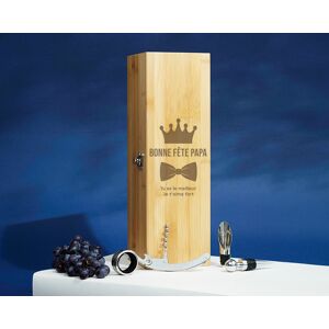 Cadeaux.com Coffret sommelier personnalise - 4 accessoires - Papa Royal