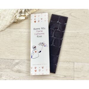 Cadeaux.com Tablette de chocolat noir personnalisee - Bonne Fete Mamie