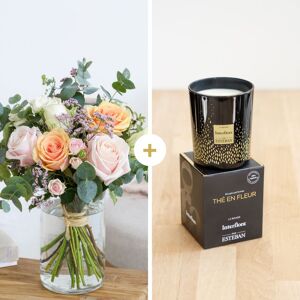 Delicatesse & bougie  Interflora - Livraison bouquet de roses