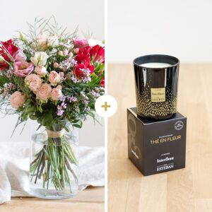 Sentiment et sa bougie  - Livraison de fleurs - Interflora