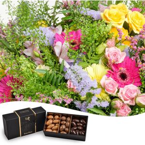 Interflora Bouquet gourmand du fleuriste - Idée Cadeau Interflora - Livraison Chocolats