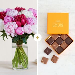 Pivoines du Var & Chocolats - Interflora - Livraison pivoines