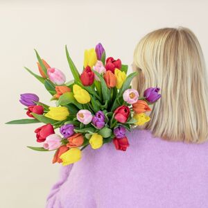 Interflora Brassée de tulipes - Collection Fête des grands-mères - Livraison par Chronopost - L'atelier Interflora