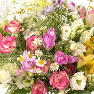 Interflora Bouquet du fleuriste multicolore avec des roses - Livraison de fleurs - Interflora