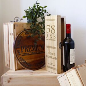 Interflora Caisse à vin personnalisée - Interflora - Livraison de cadeaux personnalisés