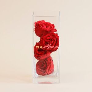 Vase cubique personnalisable - Interflora - Livraison de cadeaux personnalises