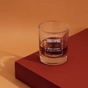 Interflora Verre à whisky avec message - Interflora - Livraison de cadeaux personnalisés