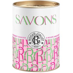 Roger & Gallet Coffret 3 Savons Bienfaisants Pink Love Roger&Gallet