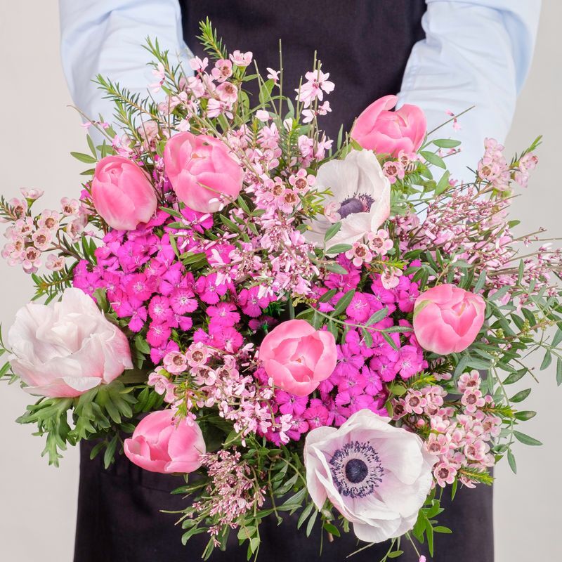 Bouquet du fleuriste Rose - Livraison de fleurs- Interflora