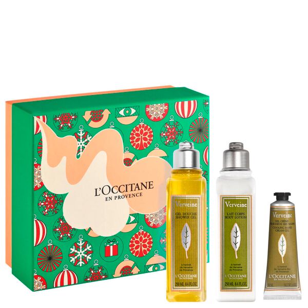 l'occitane set regalo per la cura del corpo verbena xmas 23