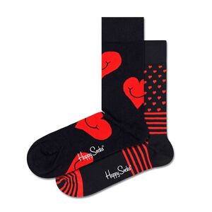 Happy Socks I Heart You Socks Gift Set 2-Pack, Black/Mult, 36-40