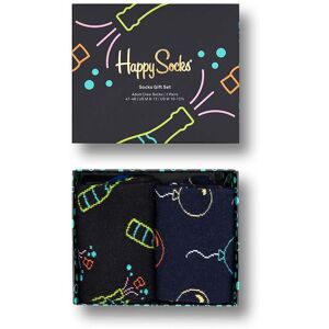 Happy Socks 2-Pack You Did It Socks Gift Set, 41-46, Dark blue/navy