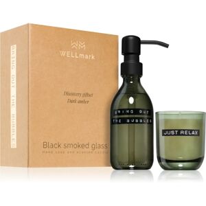 Wellmark Black Smoked Glass gift set W