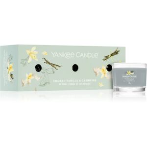 Yankee Candle Smoked Vanilla & Cashmere gift set 3x37 g