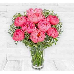 123 Flowers Pretty Peonies- Peony Delivery - Pink Peonies - Flower Delivery - Next Day Flower Delivery