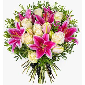 Haute Florist Classic Lily & Rose - Flower Delivery - Luxury Flowers - Luxury Roses - Flowers By Post