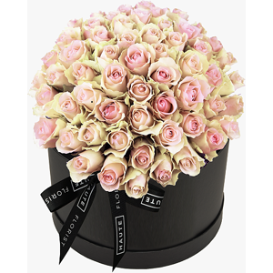 Beauty Hat Box - Hat Box Roses - Hat Box Flowers - Roses in a Hat Box - Hat Box Flower Delivery - Haute Florist