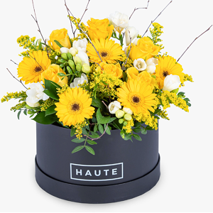 Haute Florist Lemon Cello Hatbox