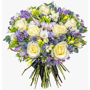 Blue Beauty - Free Delivery - Flower Delivery - White Roses - Next Day Flower Delivery - New Baby Flowers - Haute Florist