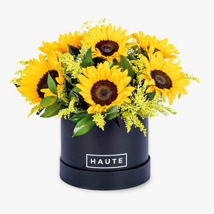 Haute Florist Summer Sunflower Hatbox