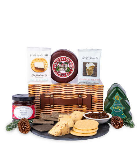 Festive Cheese Hamper - Gift Basket - Prestige Hampers