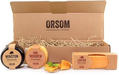 Orsom Handmade Cheese Hamper - Gift Basket - Prestige Hampers