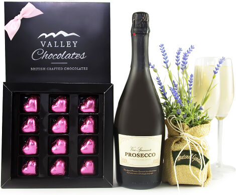 Chocolates and Prosecco Hamper - Gift Basket - Prestige Hampers