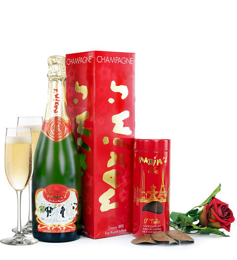 Luxury Champagne and Chocolates Hamper - Gift Basket - Prestige Hampers