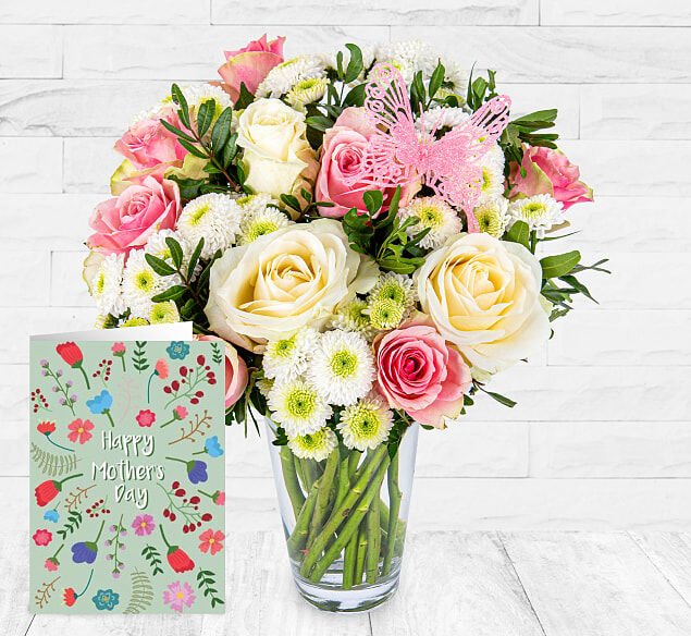 123 Flowers Rose Delights & Card