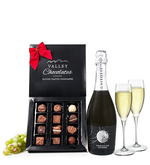 123 Flowers Prosecco and Chocolates - Prosecco Gifts - Prosecco Gift Delivery - Wine Gifts - Wine Gift Delivery - Wine Gift Sets