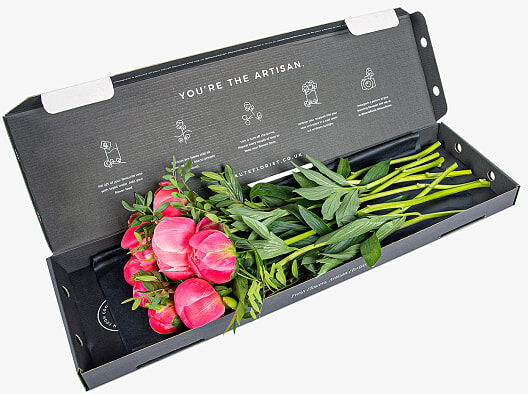 Haute Florist Letterbox Peonies