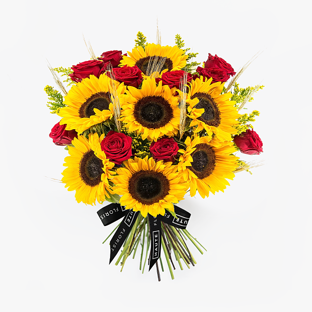 Haute Florist Luxury Sunflowers & Roses - Flower Delivery - Next Day Flower Delivery - Next Day Flowers - Send Flowers - Flowers By Post