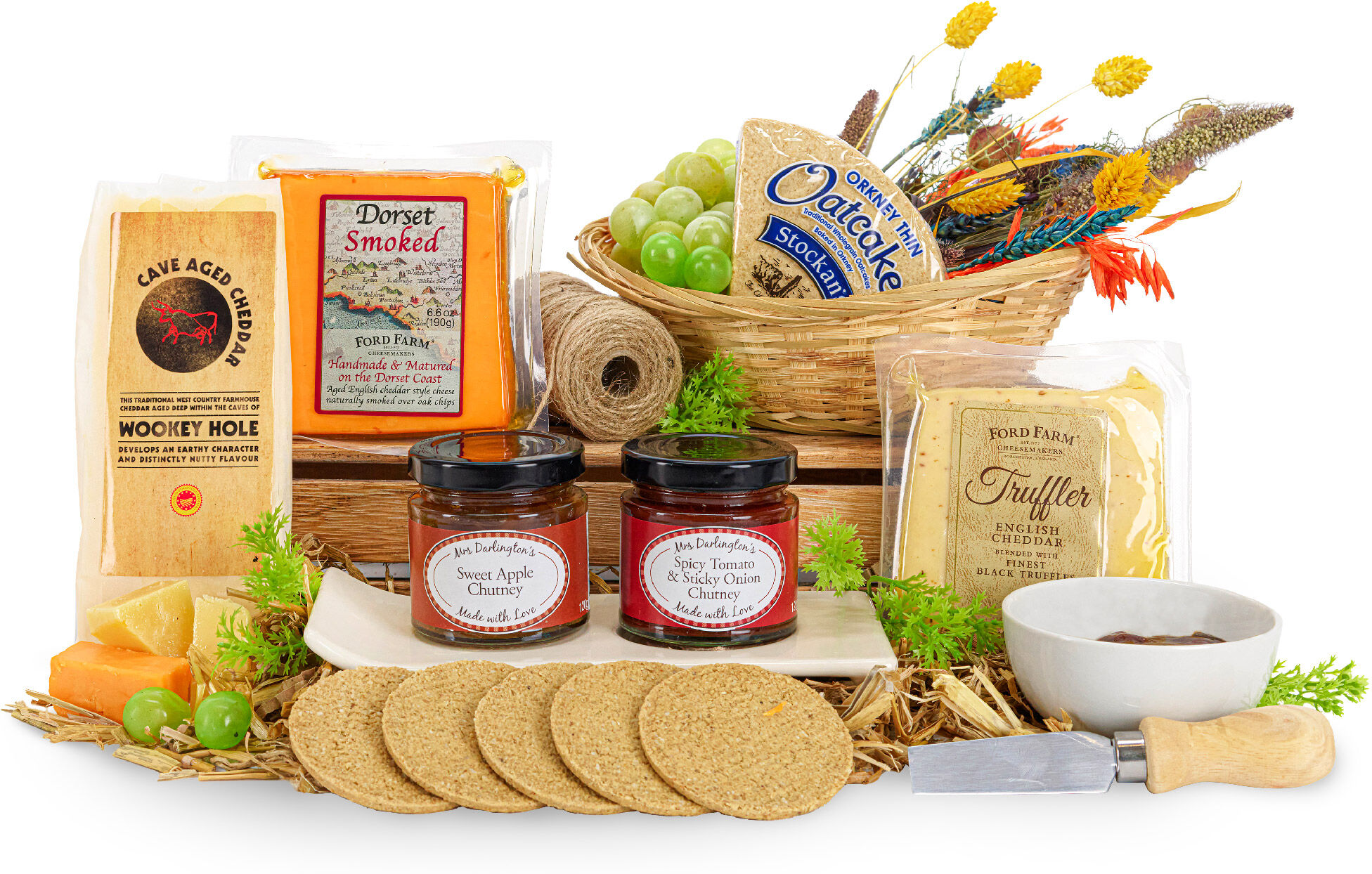 Cave Aged Cheese Basket - Cheese Gifts - Cheese Gift Baskets - Cheese Gift Delivery - Cheese Gift Sets - Cheese Hampers - Cheese Hamper Delivery