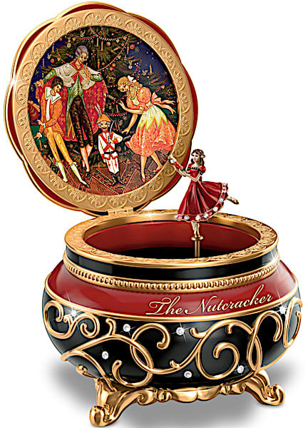 The Bradford Exchange Music Box: Clara And The Nutcracker Heirloom Music Box