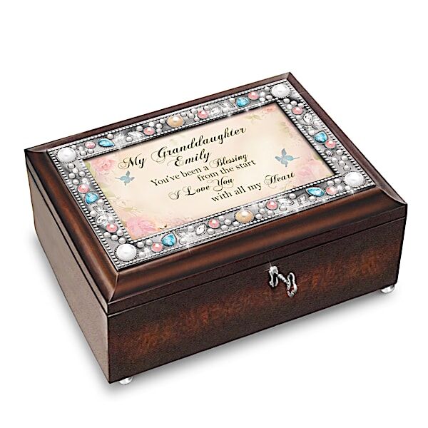 The Bradford Exchange My Granddaughter, You're A Blessing Personalized Music Box