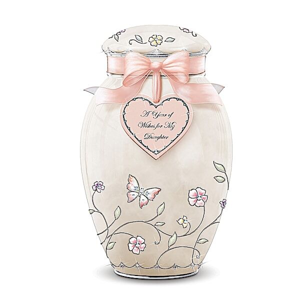 Ardleigh Elliott A Year Of Wishes Ginger Jar Music Box: Daughter Gift