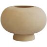 101 Copenhagen ApS 101 Copenhagen - Kabin Vase, Fat, Ø 35 cm, sand